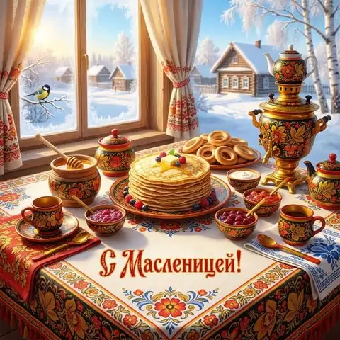 С Масленицей! Красивые открытки с поздравлениями для родных