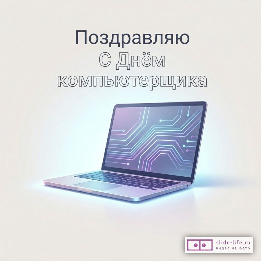 С днём компьютерщика — красивая картинка для программиста и айтишника