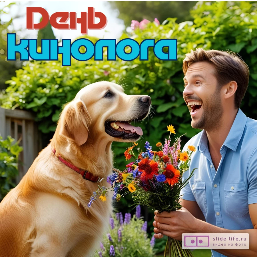 Открытка день кинолога