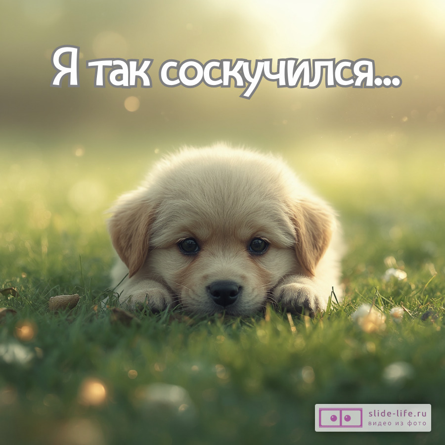 Красивая открытка я скучаю для любимой женщины