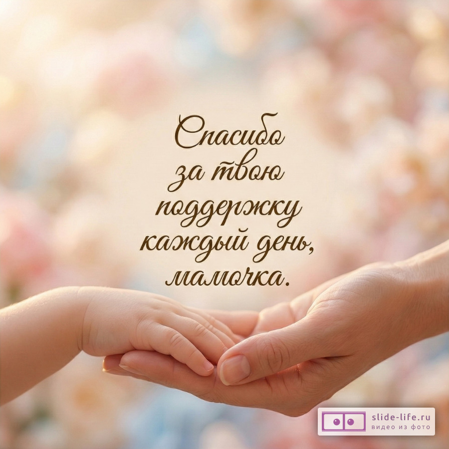 Нежные слова маме без повода