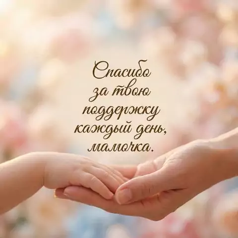 Нежные слова маме без повода