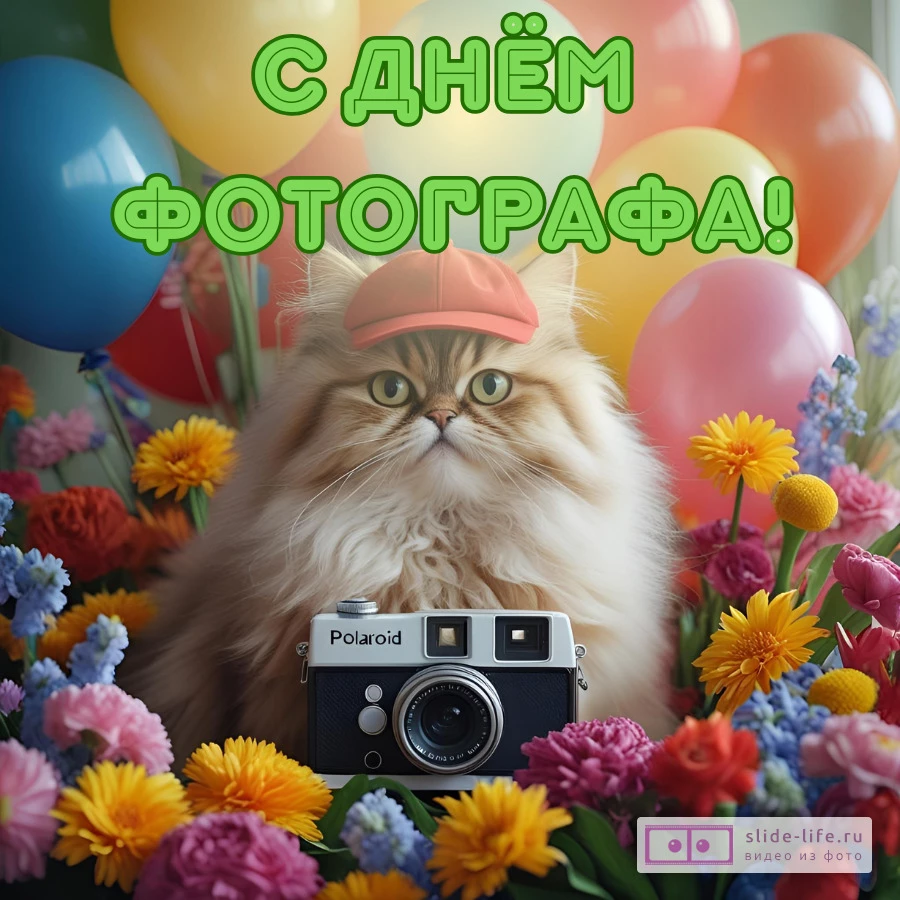 Оригинальная открытка с Днём фотографа