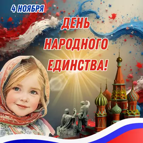 Открытка день народного единства
