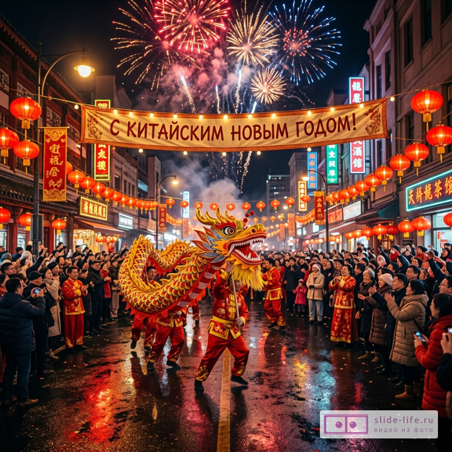 Открытка С Китайским Новым годом — красивые поздравления и картинки