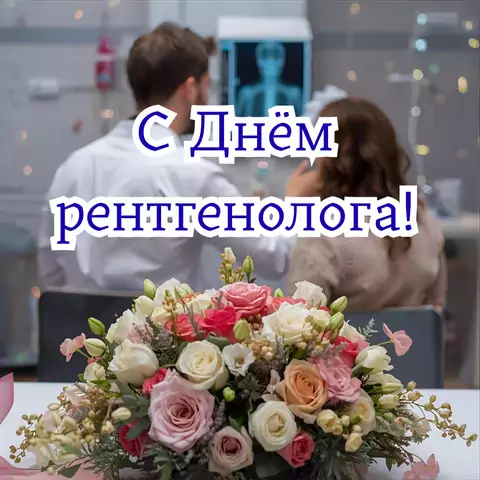 Открытка с днем рентгенолога