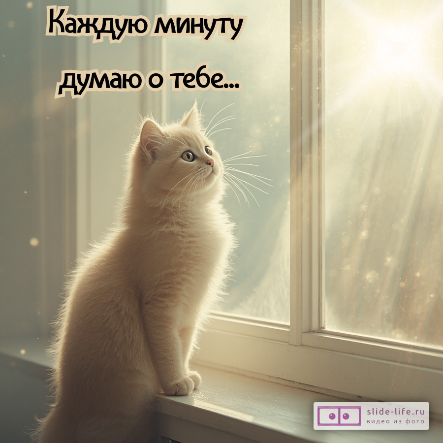 Открытка скучаю каждую минуту думаю о тебе