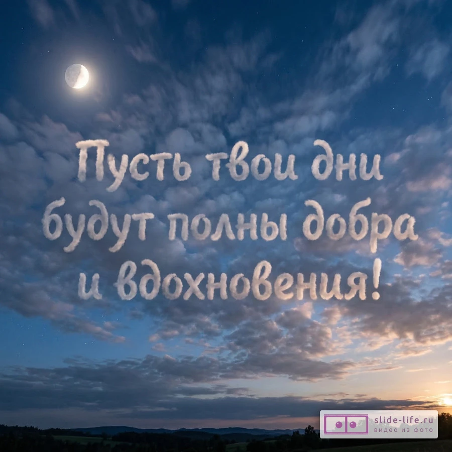 Пожелания вдохновения и счастья подруге