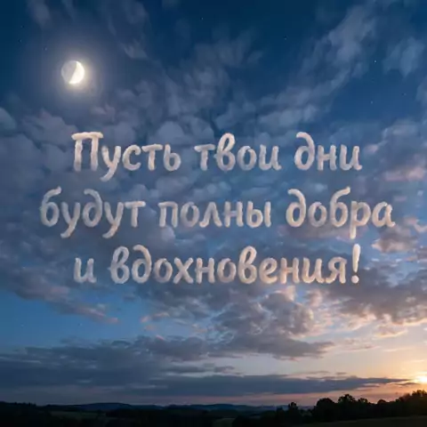 Пожелания вдохновения и счастья подруге