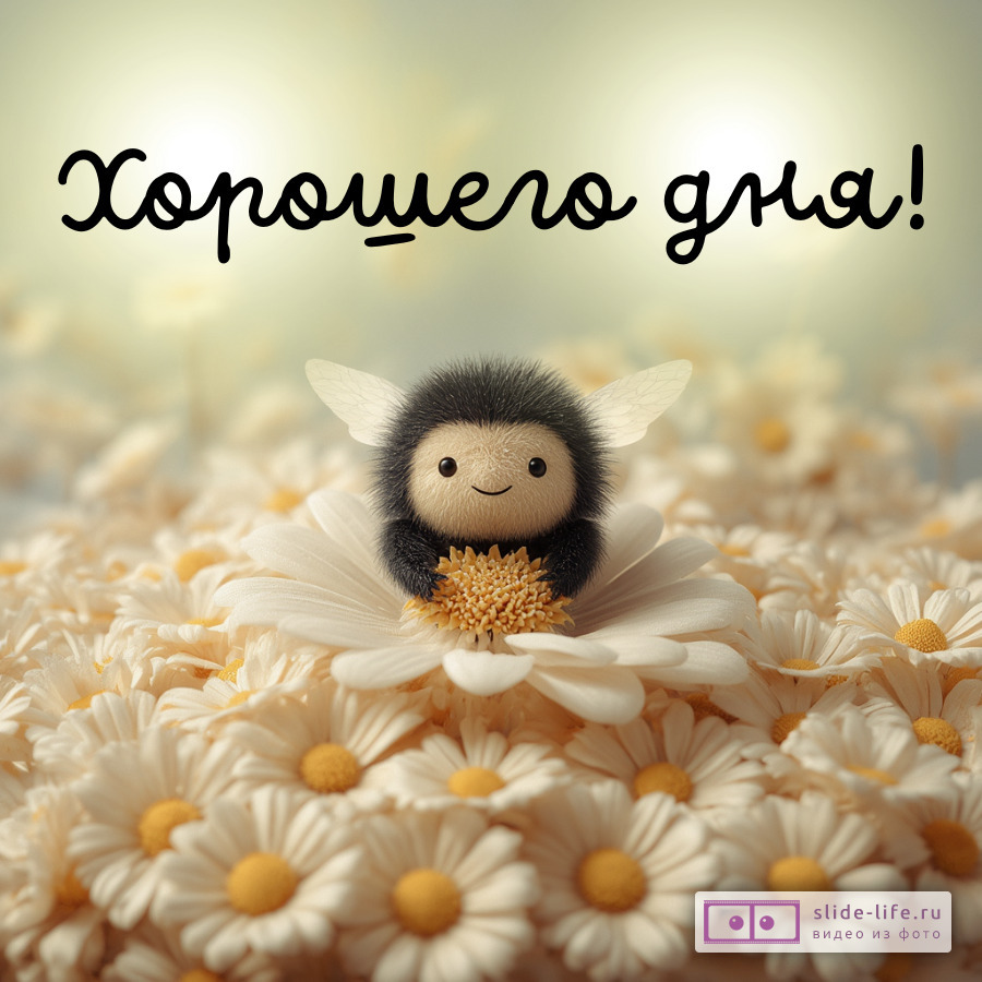 Хорошего дня милая открытка