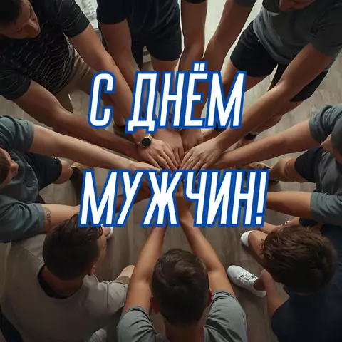 Открытка на день мужчин
