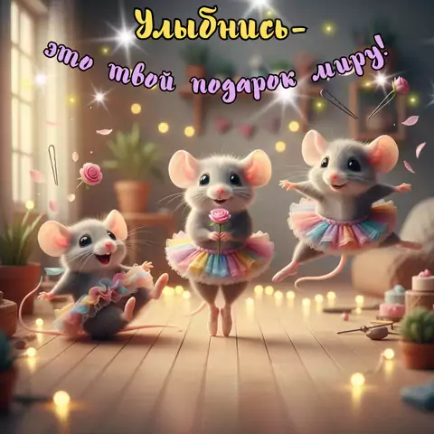 Улыбнись Открытка для поднятия настроения женщине