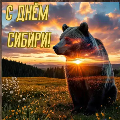Открытка на день сибири