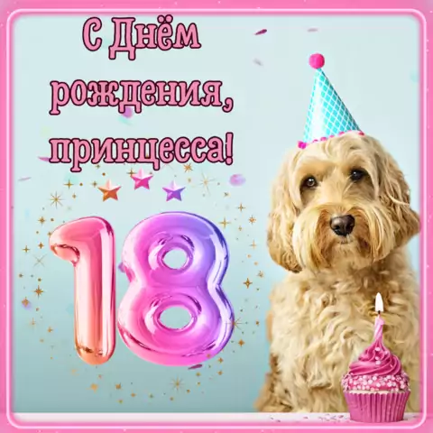 Открытие с днём рождения принцесса 18 лет