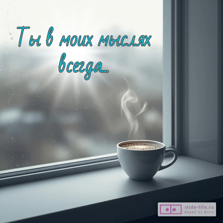 Открытка скучаю ты в моих мыслях всегда