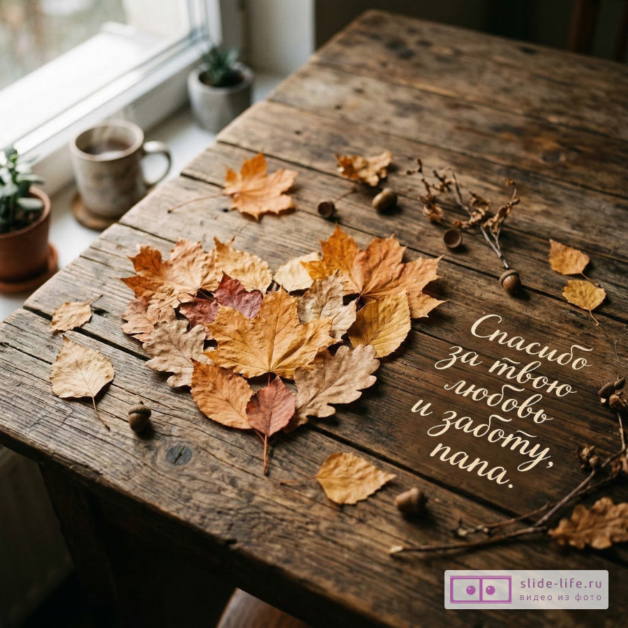 Пожелания папе с благодарностью